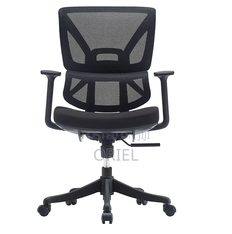 Modern Office Chair : Office Lumbar Support Swivel Mesh Chair