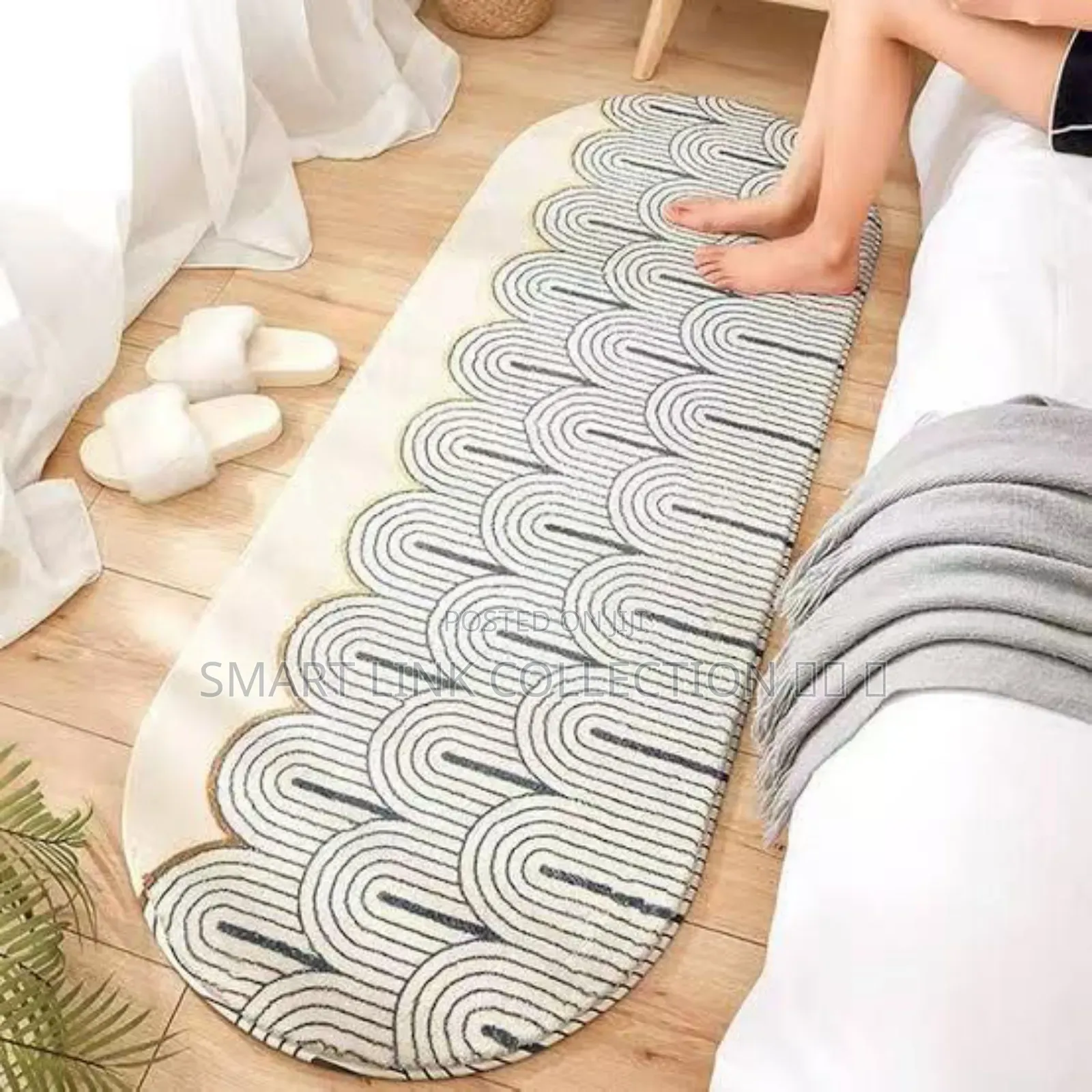 Non Slip Absorbent Bedside Mat 60*180