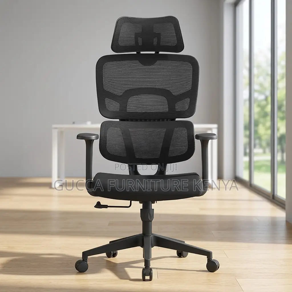 Executive Desk Orthopedic Chair With Headrest