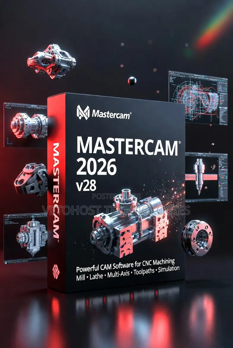 Mastercam 2026 V28 – CNC Programming Cad/Cam Software