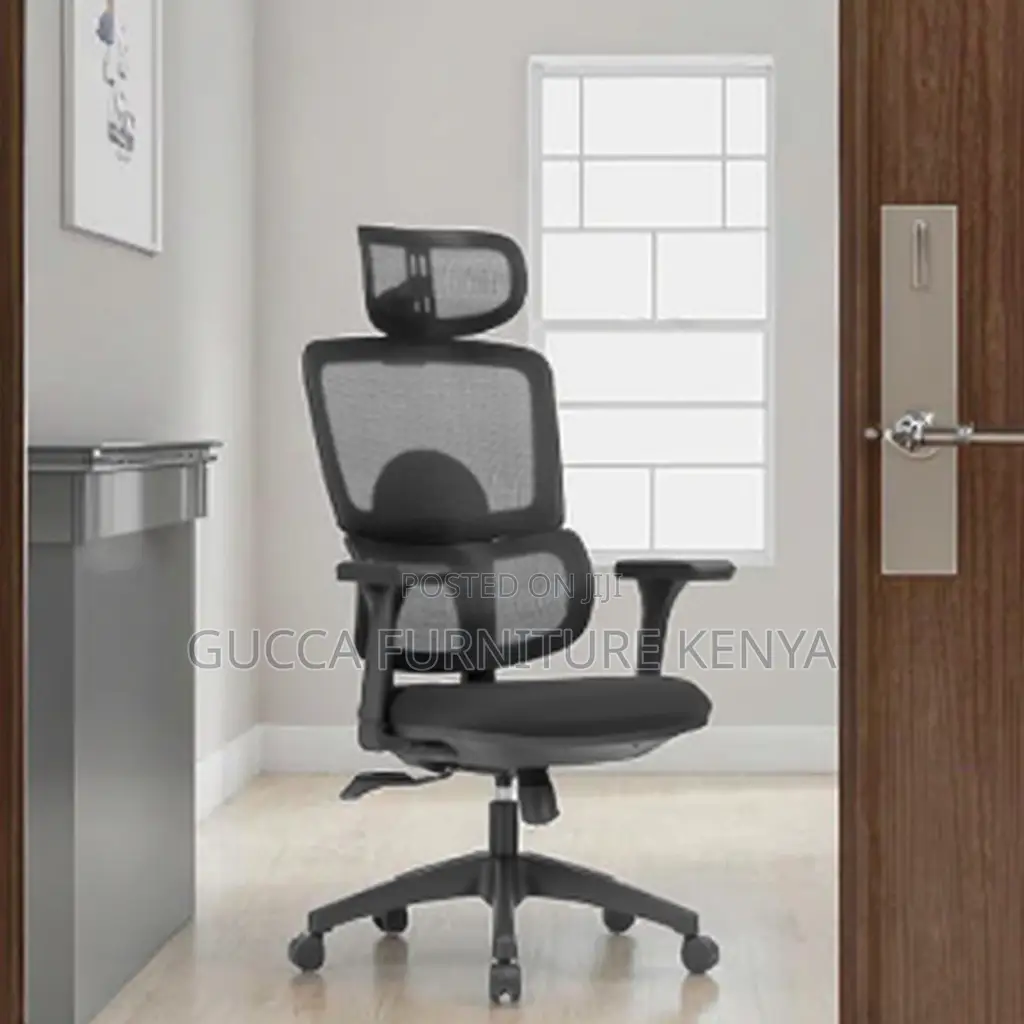 Executive Desk Orthopedic Chair With Headrest