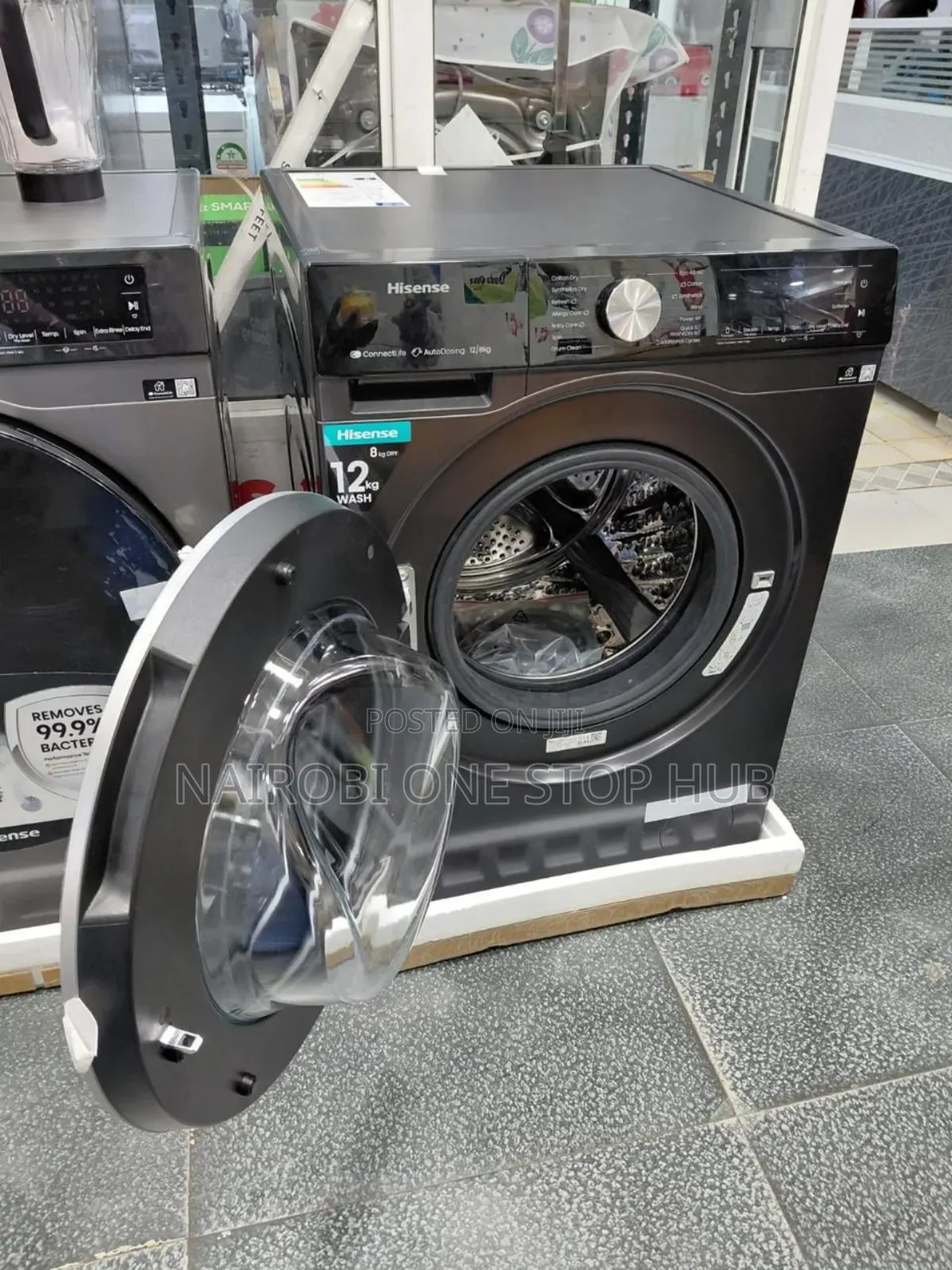 Hisense 12/8kg Washing Machine Front Load Wash Dry