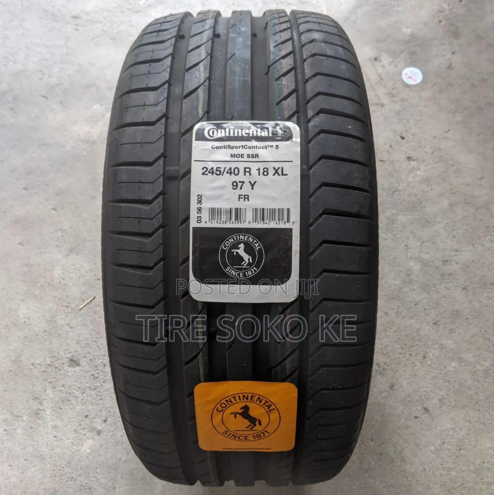 245/40r18 Continental Runflat Tyre
