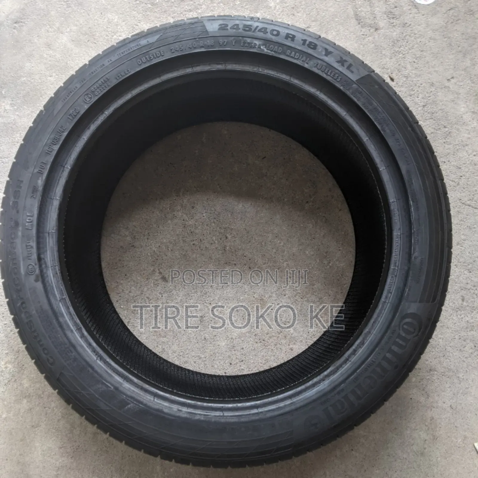 245/40r18 Continental Runflat Tyre