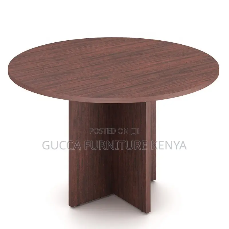 1.2m Brown Round Customized Meeting Table