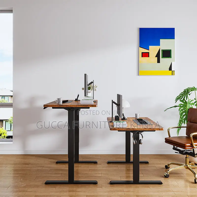 Motorized Home Office Sit Stand Electric Desk