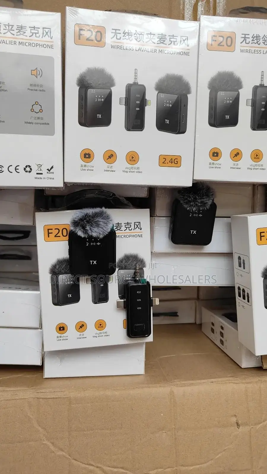 F 20 Wireless Lavalier Microphone ( Latest )