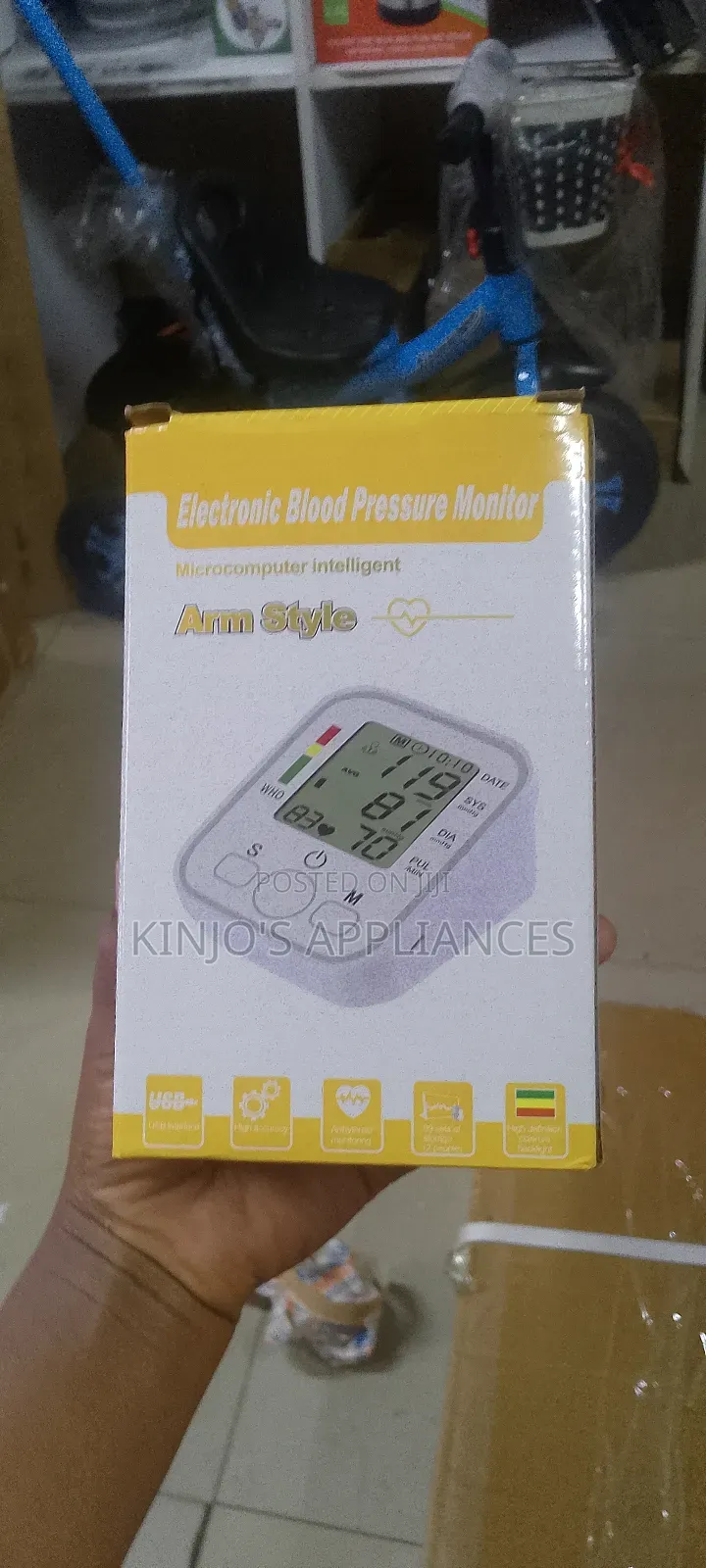 Electronic Bp Blood Pressure Monitor