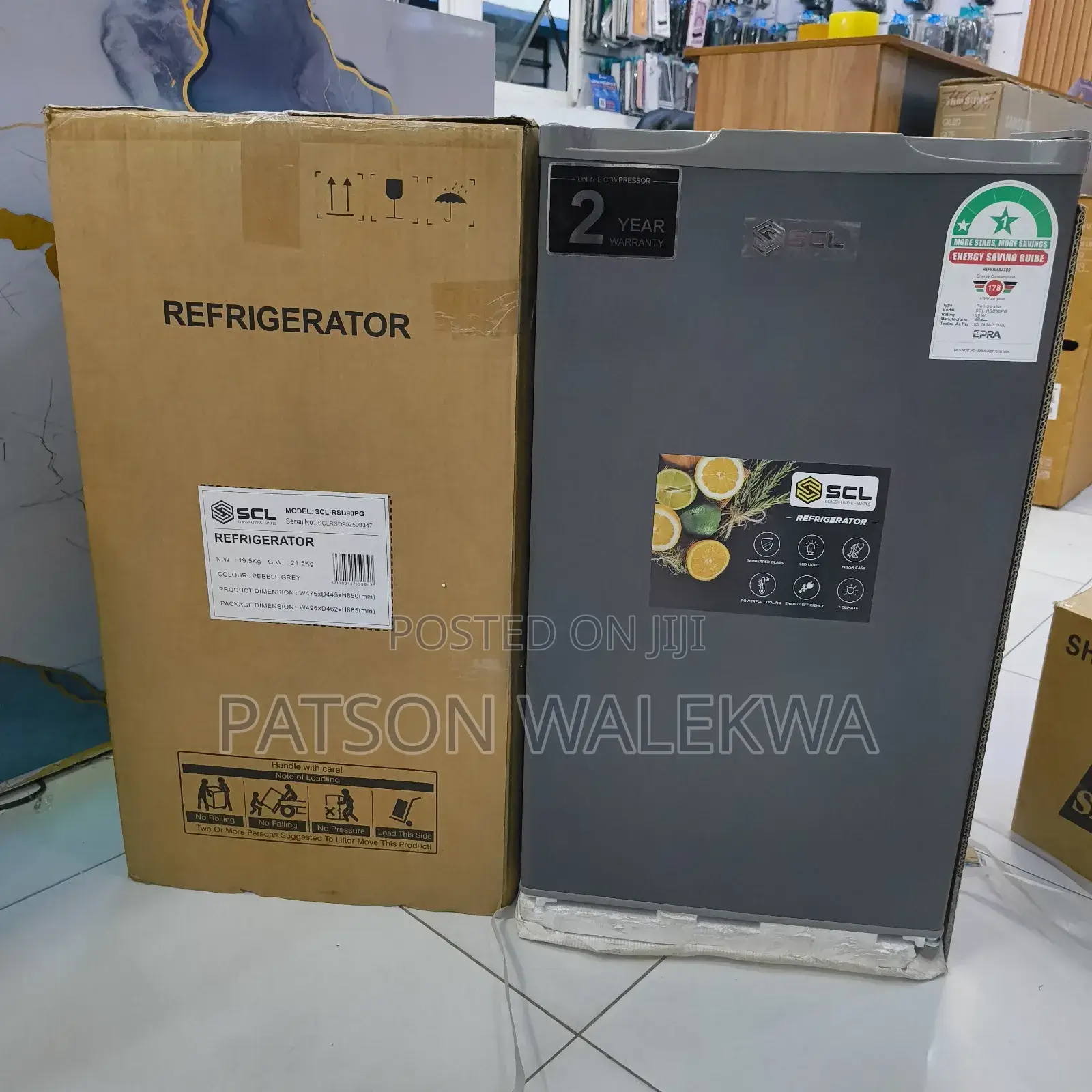 SCL Rsd90pg 90l Single Door Refrigerator
