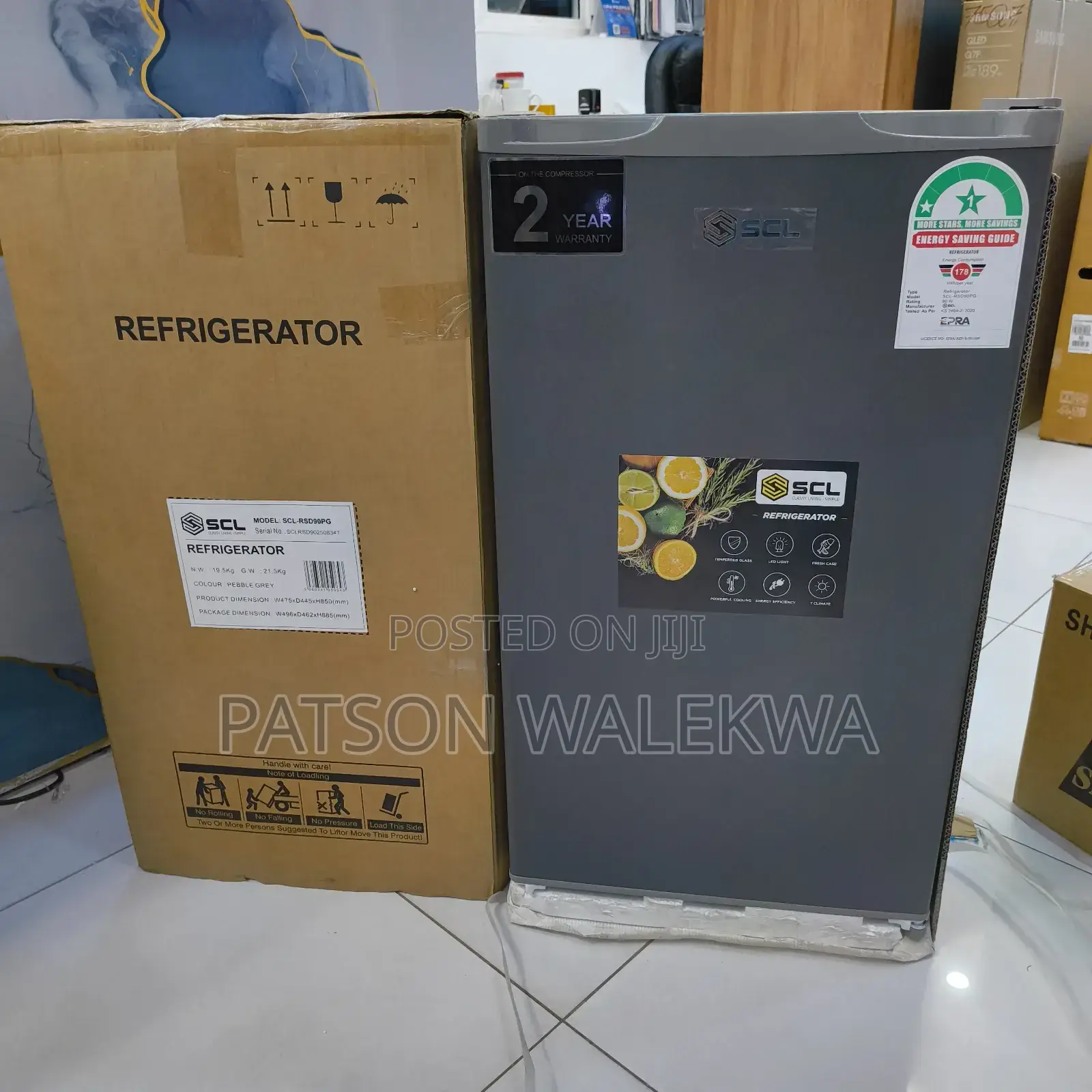 SCL Rsd90pg 90l Single Door Refrigerator