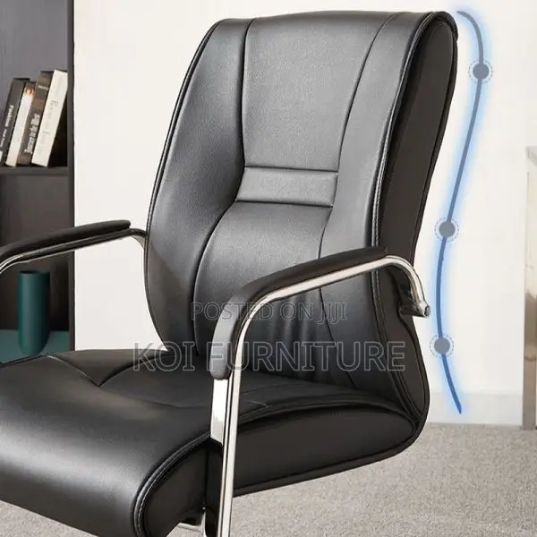 Office Chair : Leather Executive Cantilever Chair