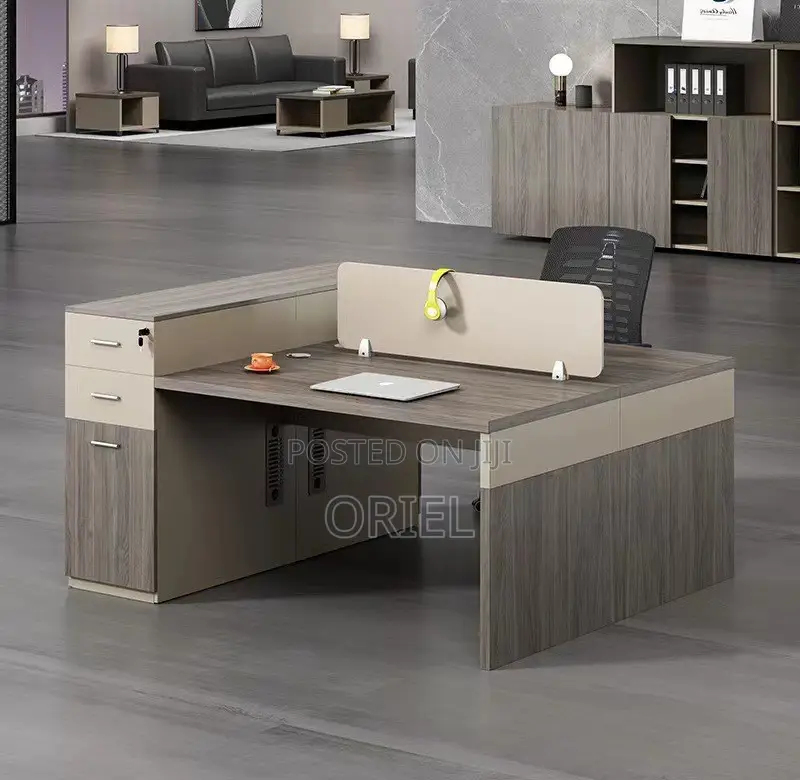 Office Workstations : Contemporary Two Person Office Workstation