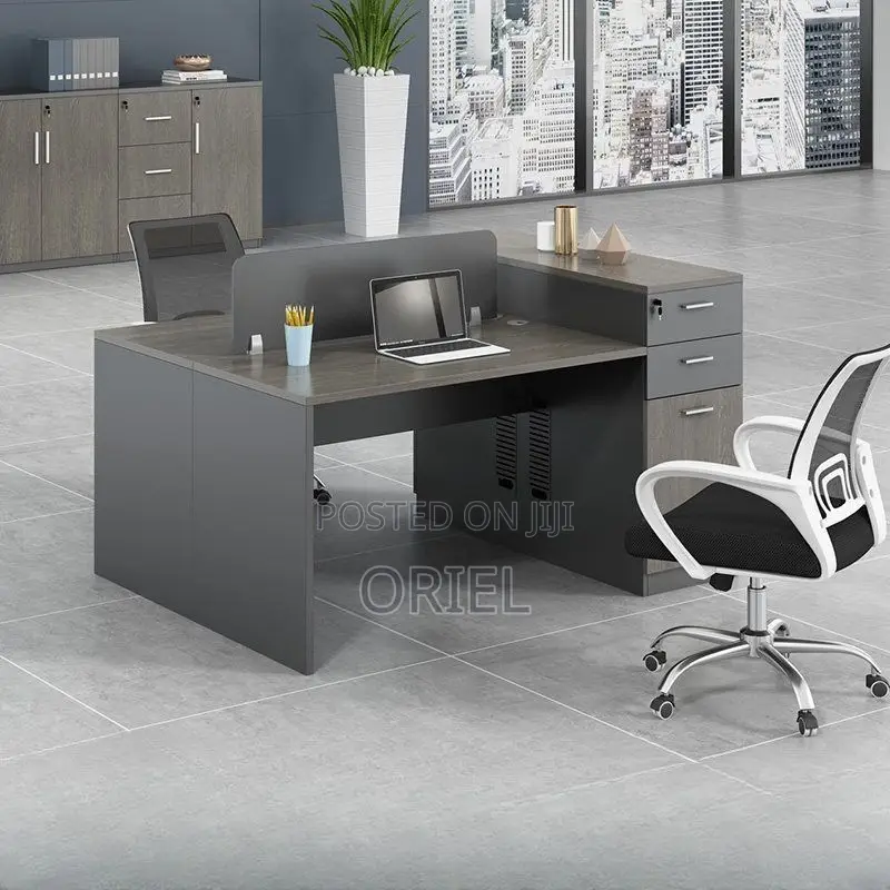 Office Workstations : Contemporary Two Person Office Workstation