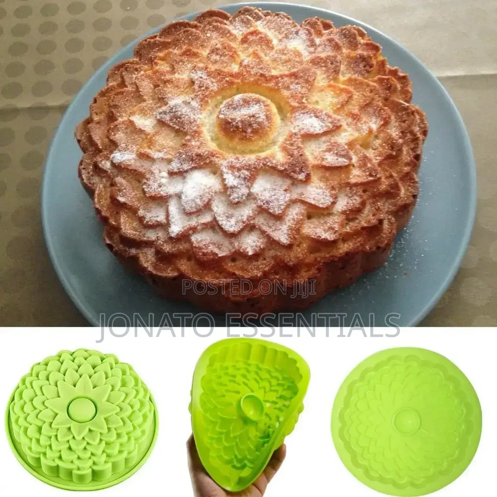 Sunflower Silicone Cake Mould - 3d Lotus Flower Baking Pan