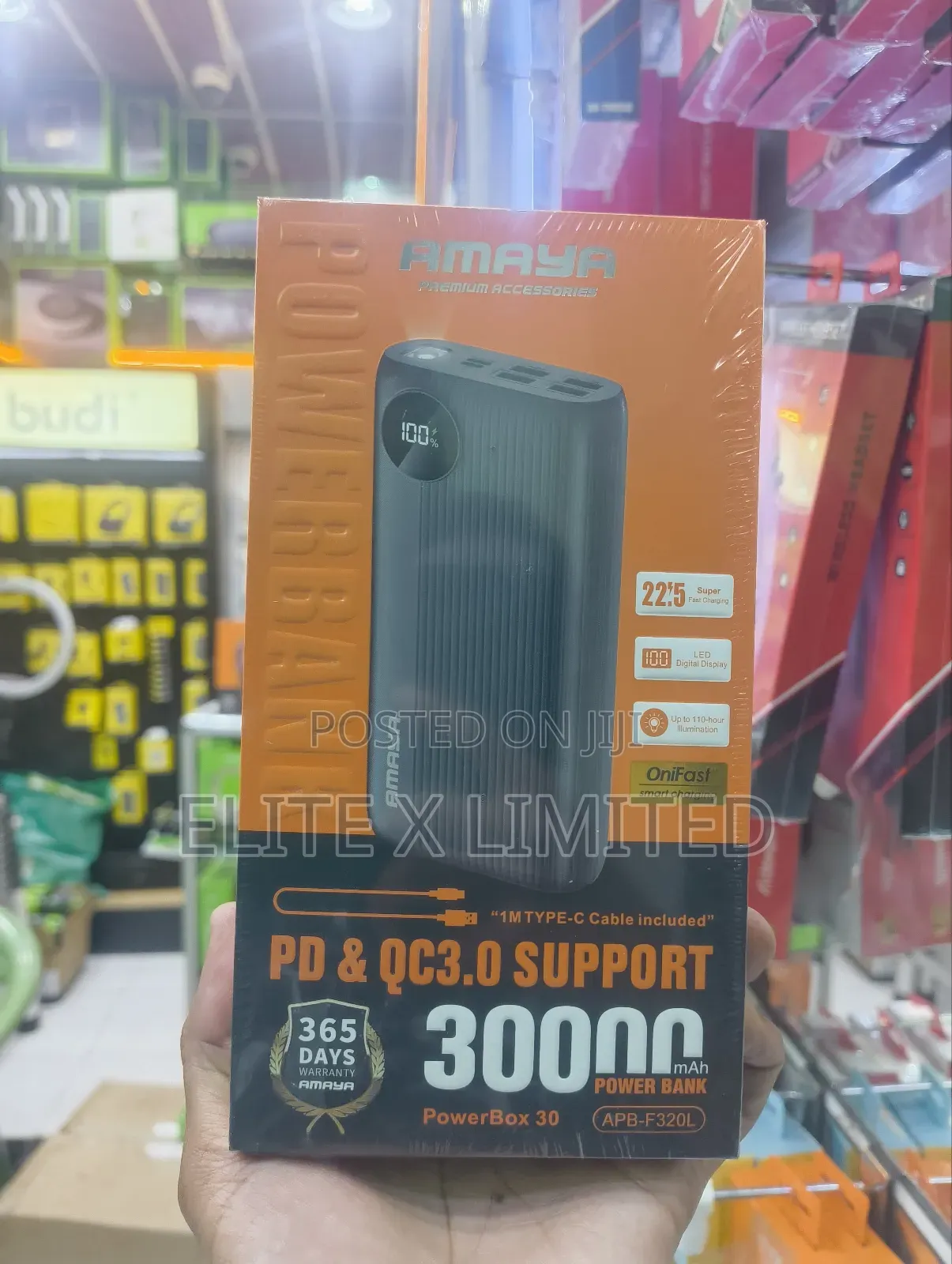 Amaya 30000mah Powerbox 30 Apb-F320l Powerbank