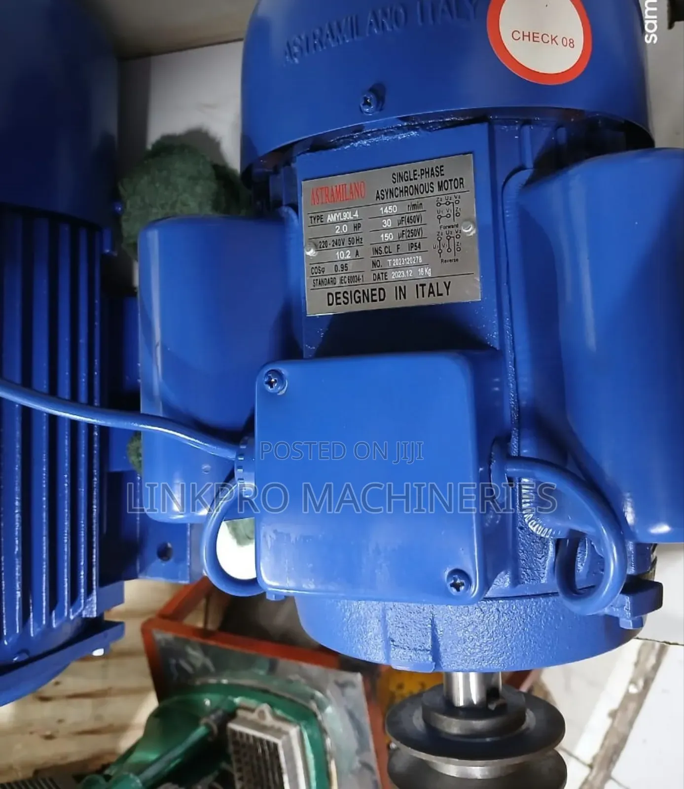 2 Hp Kmax Italy Low Speed Motor