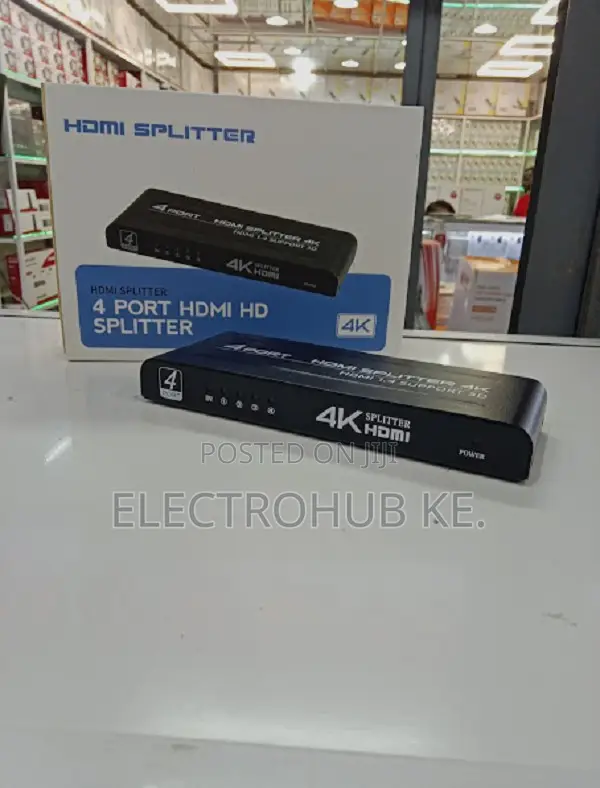 4-Way Hdmi Splitter - Connect One Screen to Four Displays 1080p