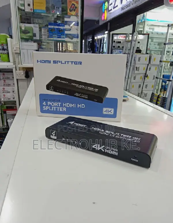 Hdmi Splitter 1 Input 4 Outputs Ideal for Home Business Use