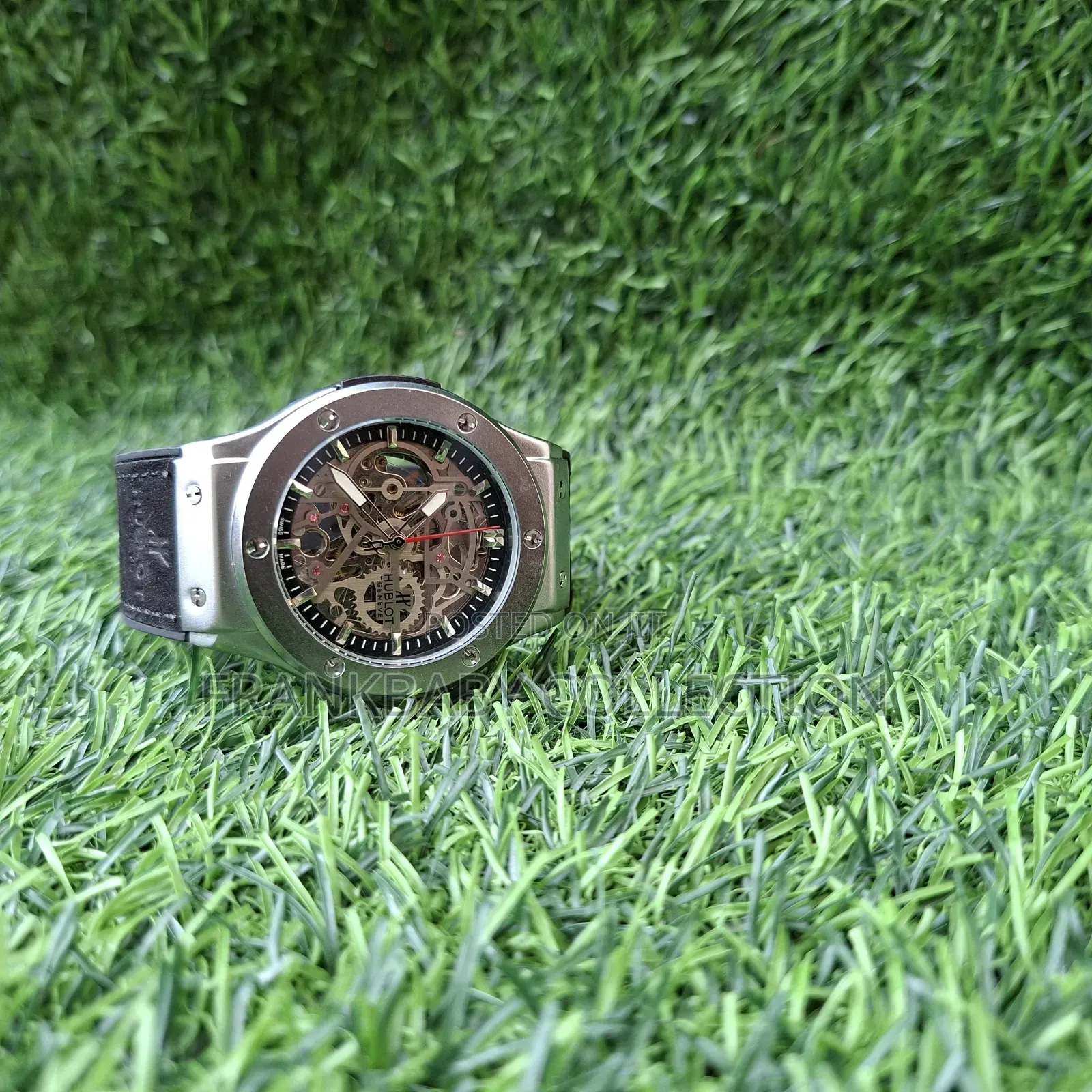 Black Straps Hublot Automatic Mechanical Watch