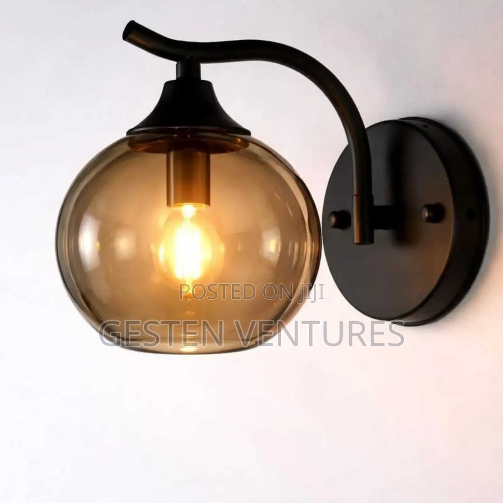 Elegant Stylish Black Wall Sconce Light