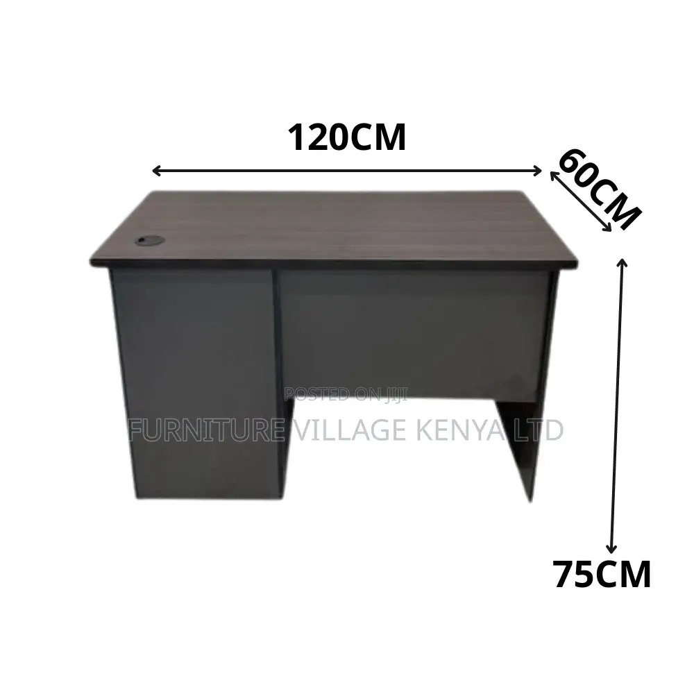 Office Desk; 1.2 Meter Executive Office Desk With Cupboard Storage