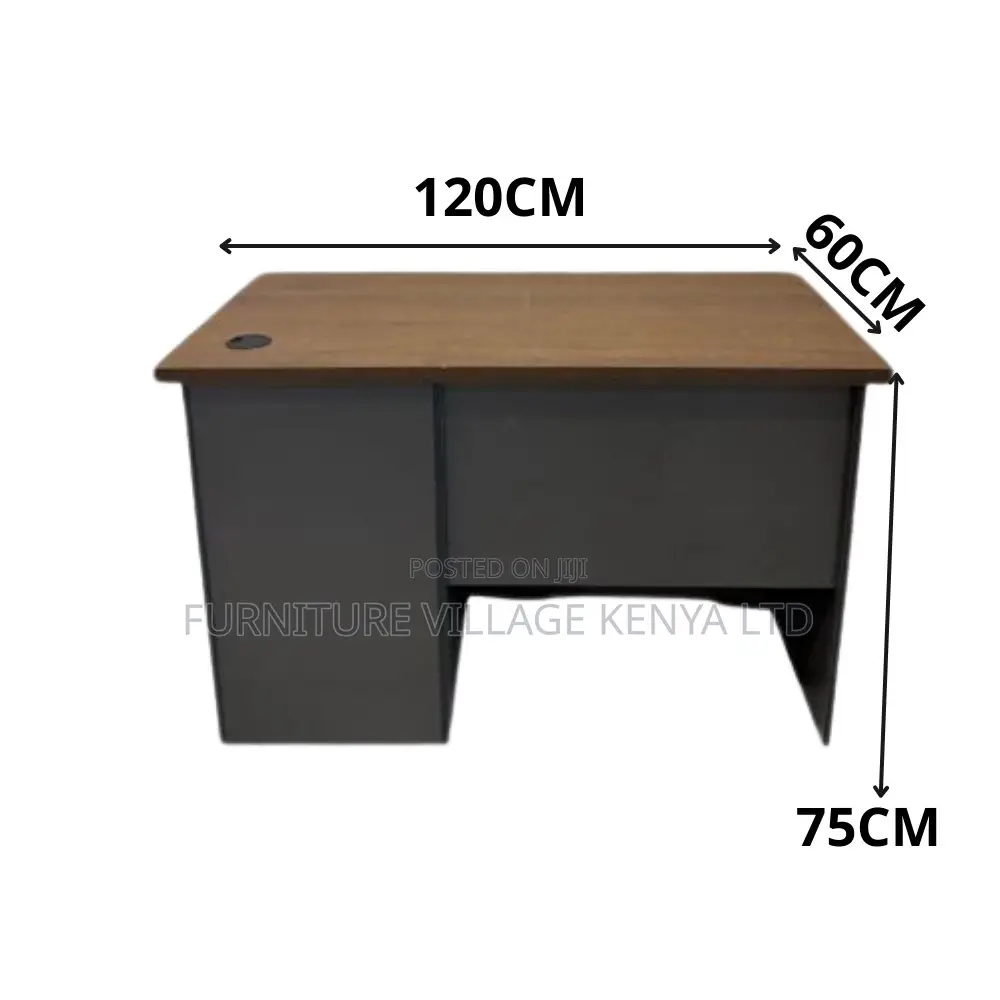 Office Desk; 1.2 Meter Executive Office Desk With Cupboard Storage