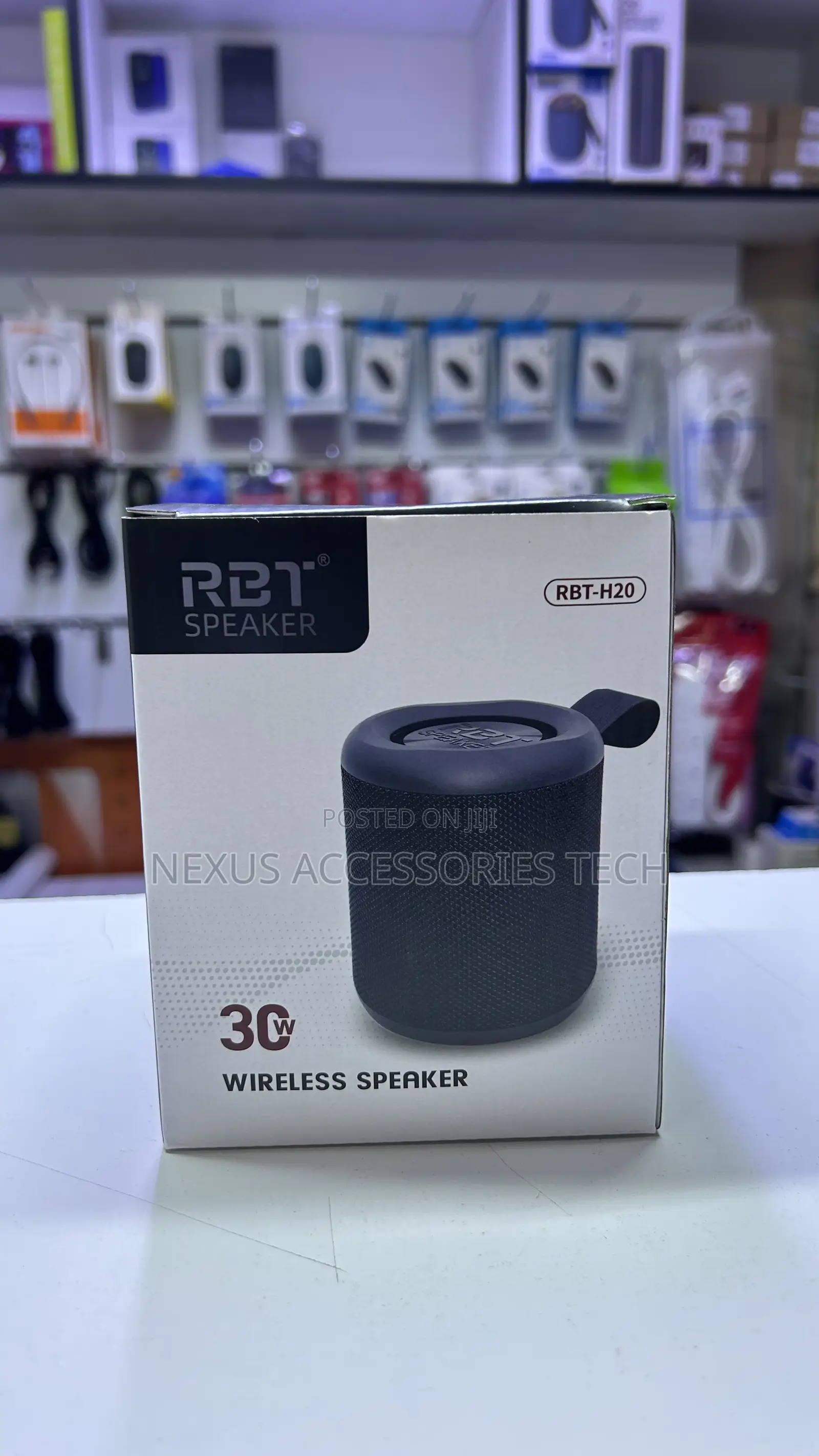 RBT-H20 Wireless Speaker – Bluetooth, Loud Bass, Portable,3c Certified