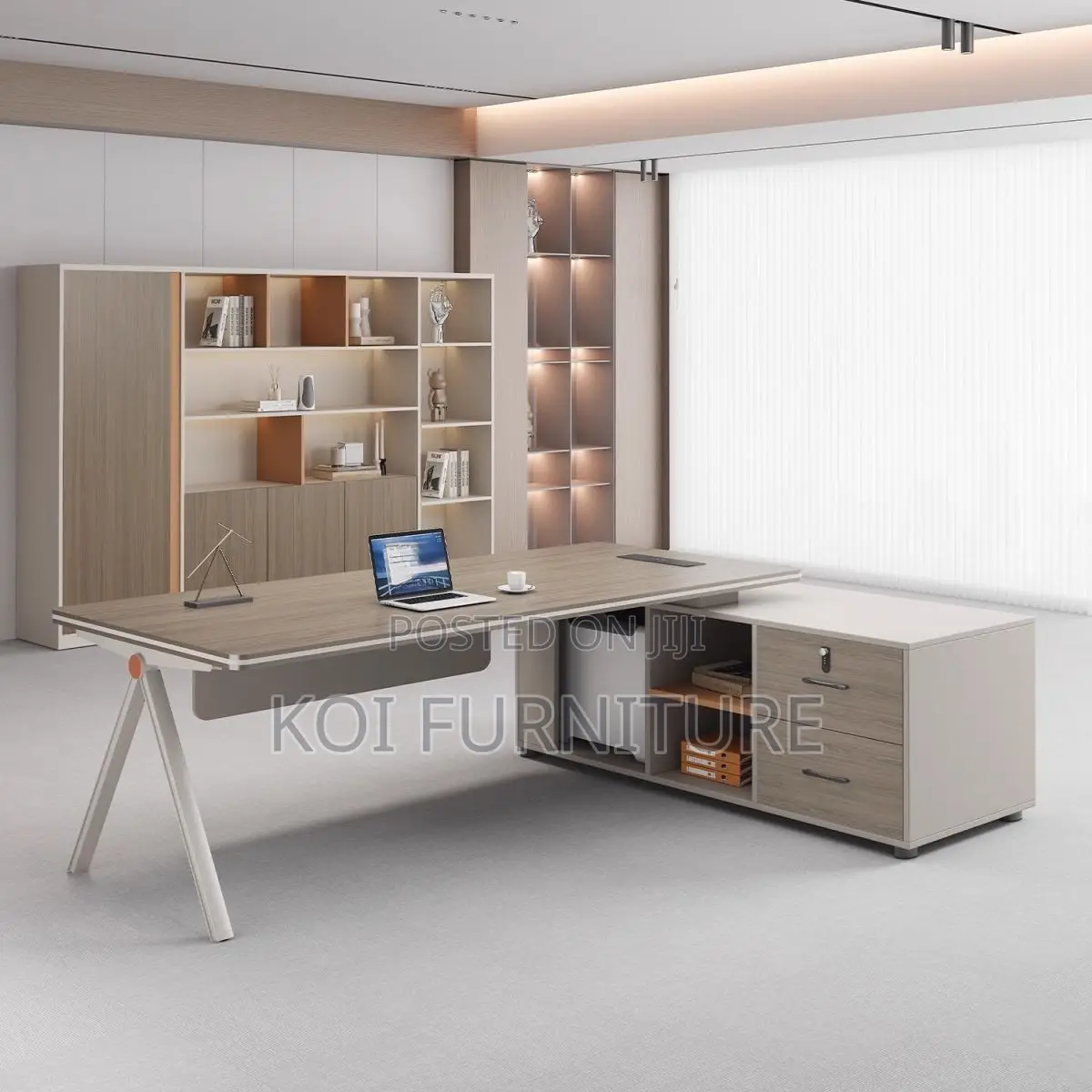 Office Desk; 1.6m Executive Spacious Advanced Efficient Desk