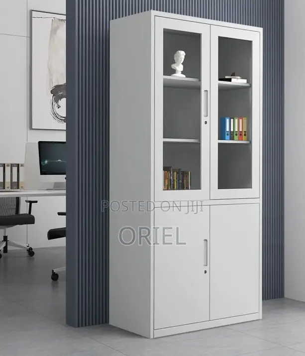 Office 2-Door Cabinet : Lockable Steel Office Cabinet