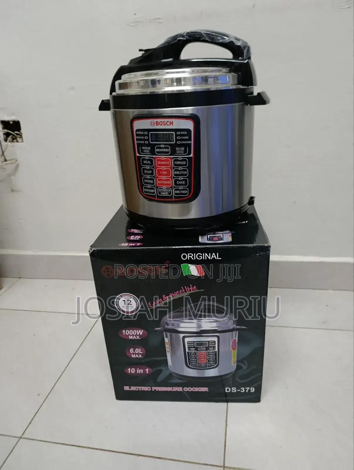 Bosch Electric Pressure Cooker -6litres Capacity