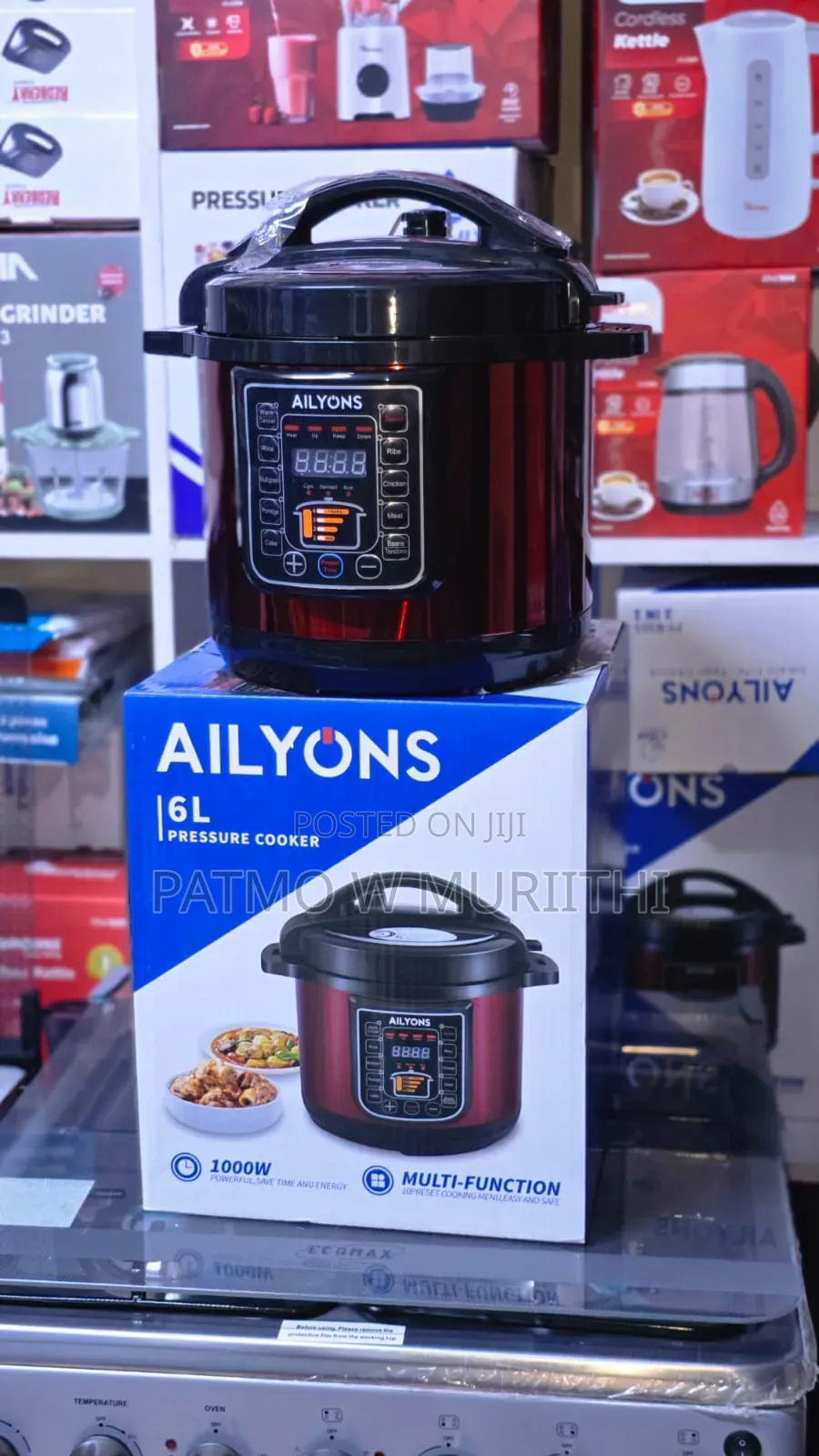 Ailyons 6l Electric Pressure Cooker Epc-6a1 1000w