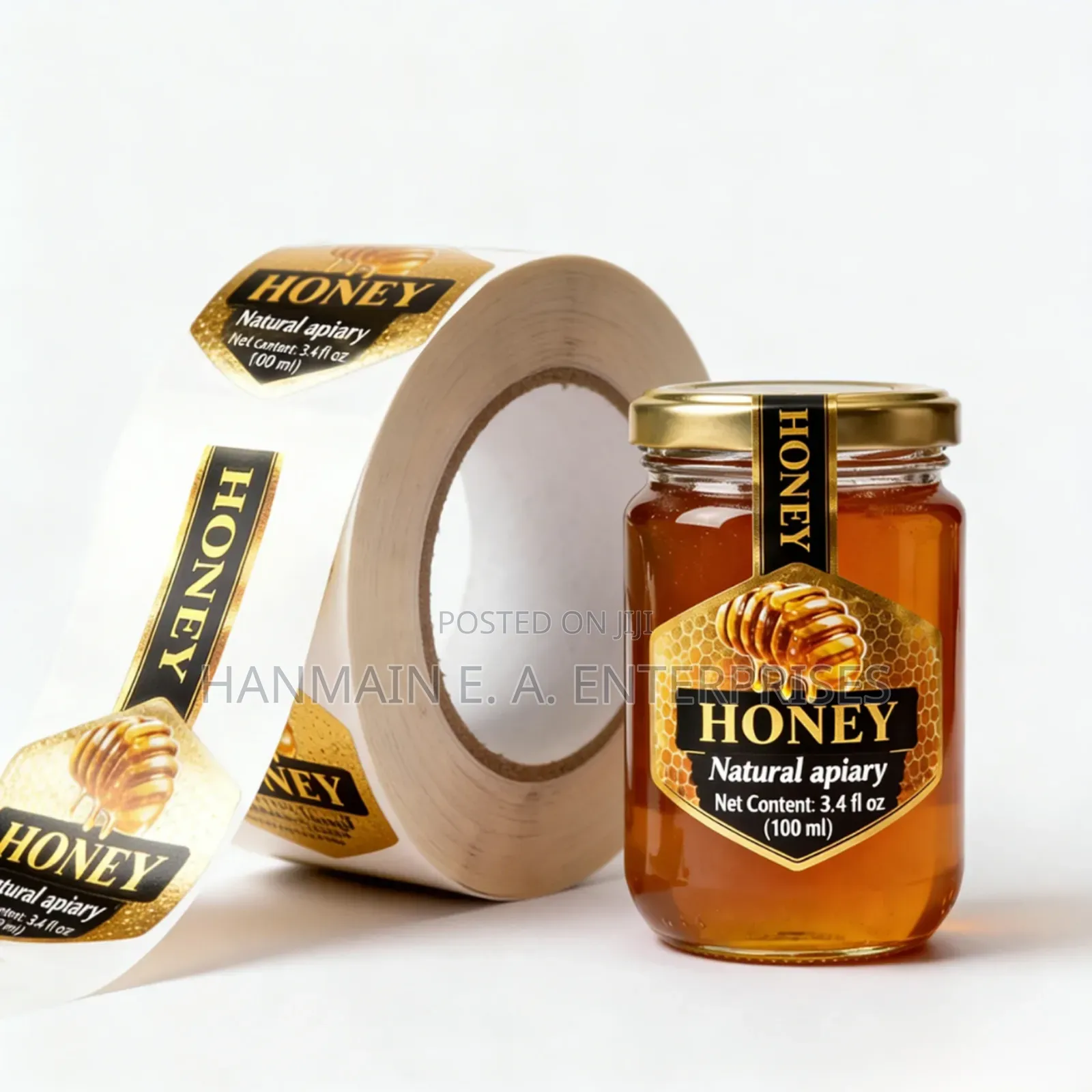 Honey,Spices,Herbs,Fruits Glass Storage Jar