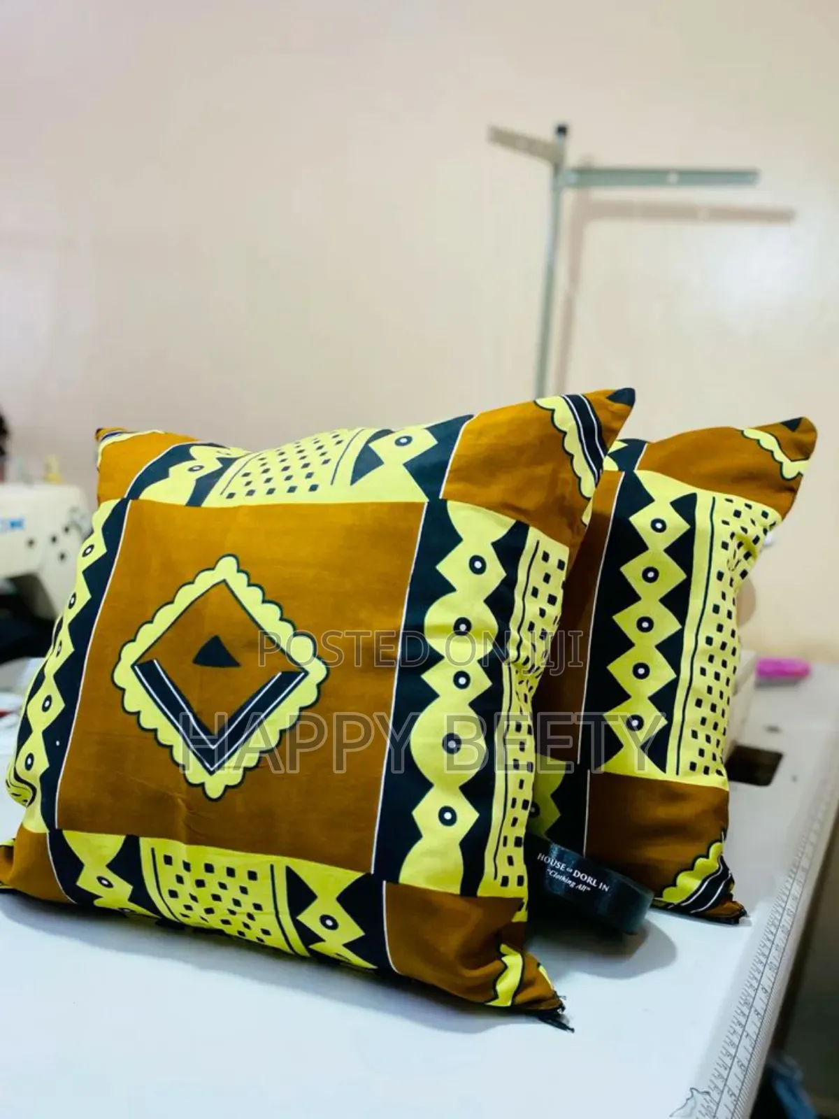 African Print Throw Pillows