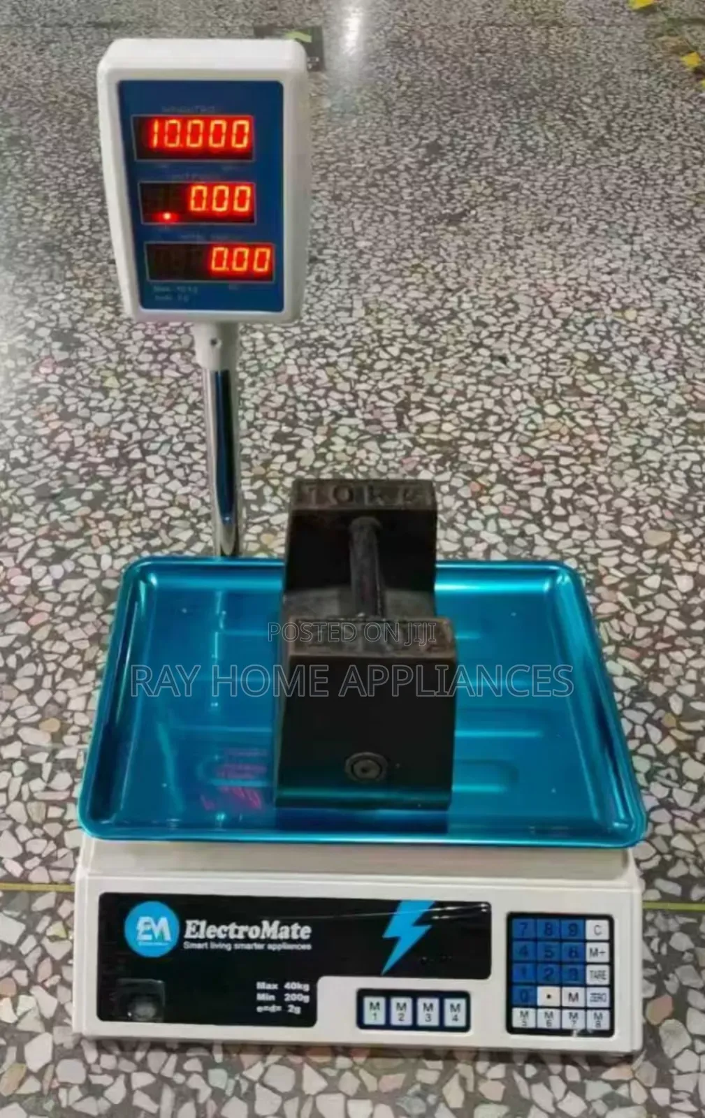 40kgs Electromate Digital Computing Weighting Scale With Arm