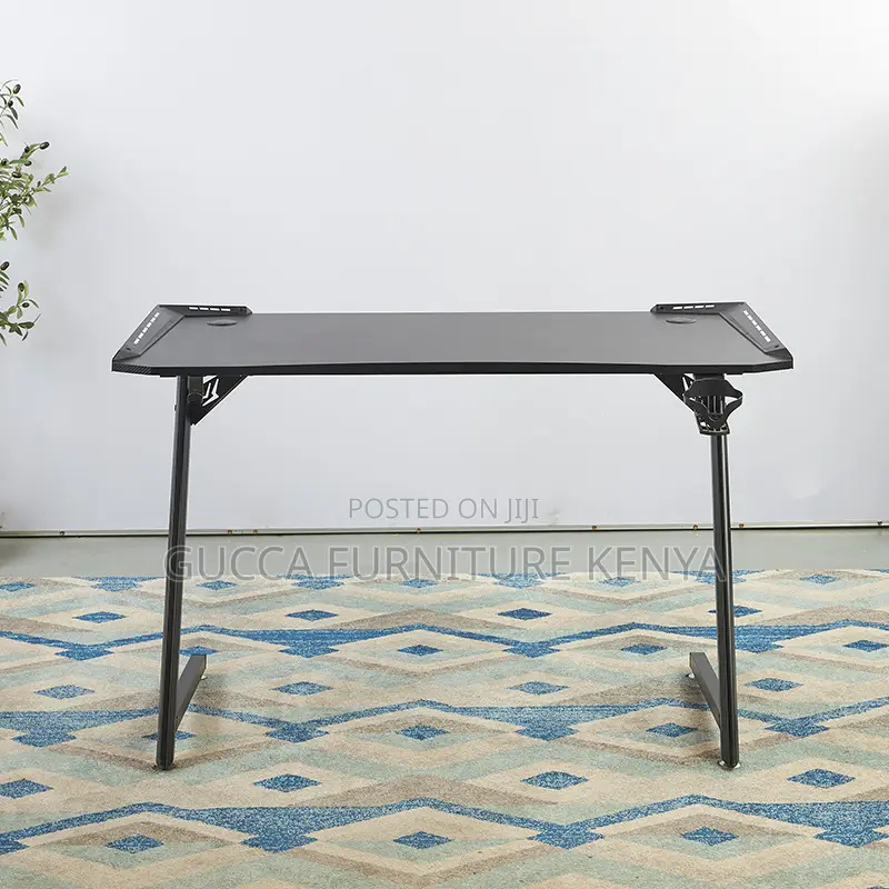 Z Shaped Black Gaming Modern Desk