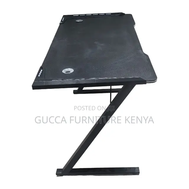 Z Shaped Black Gaming Modern Desk