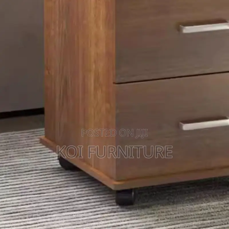 Office Cabinet; Three Drawered Pedestal Executive Home Office Cabinet