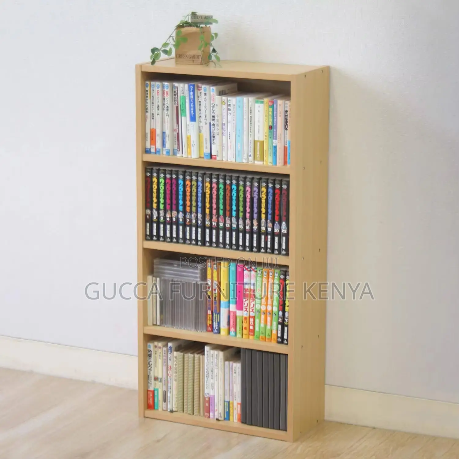 Home Office Open Storage Custom Bookshelf