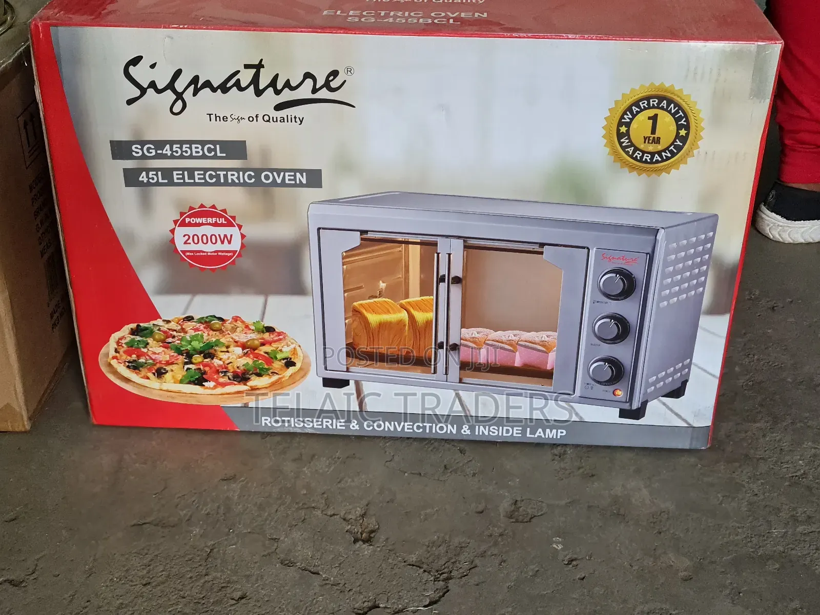 45l Signature Electric Oven 2000w