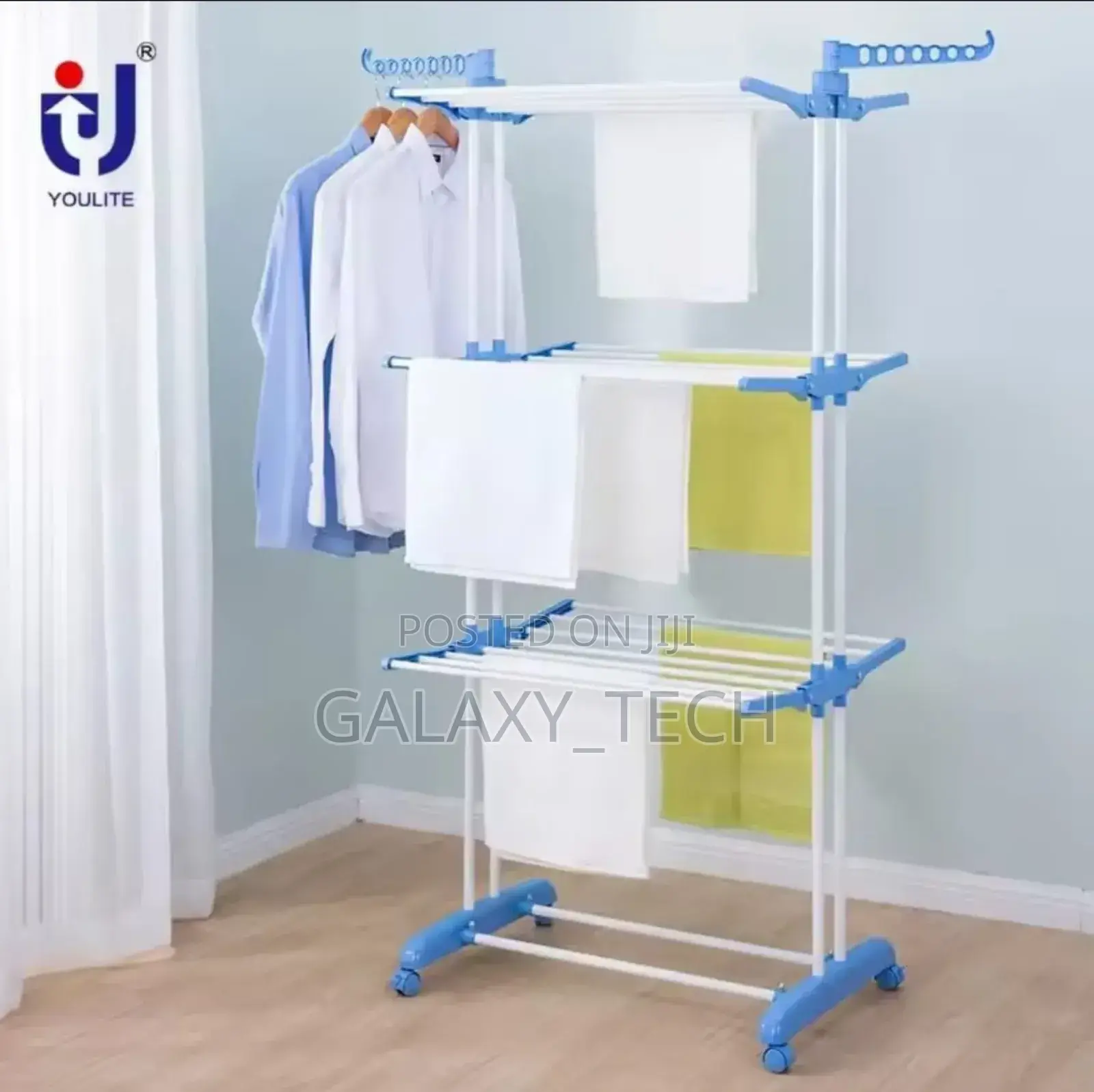 3 Layer Portable / Movable Cloth Drying Rack