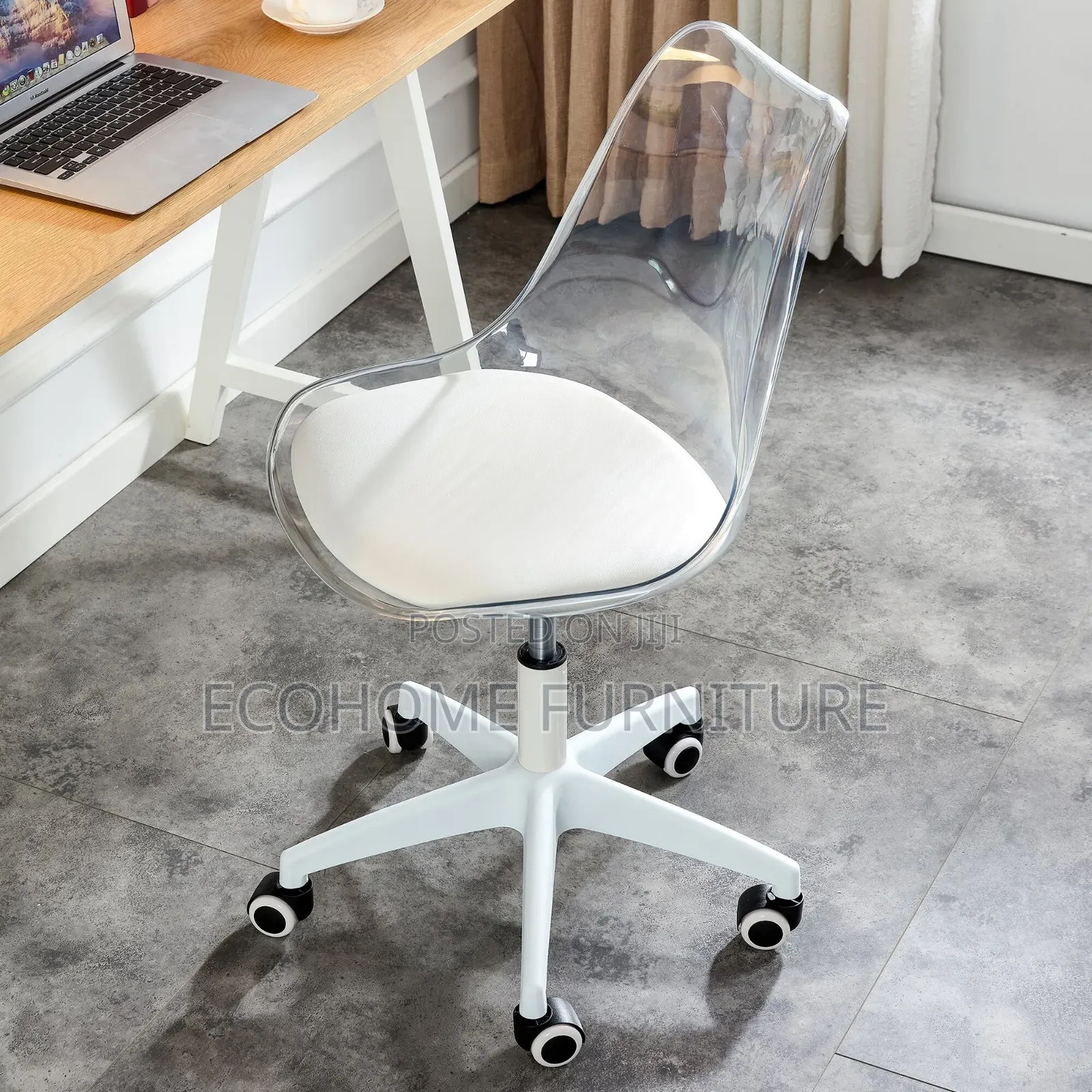 Clear Swivel Task Chair