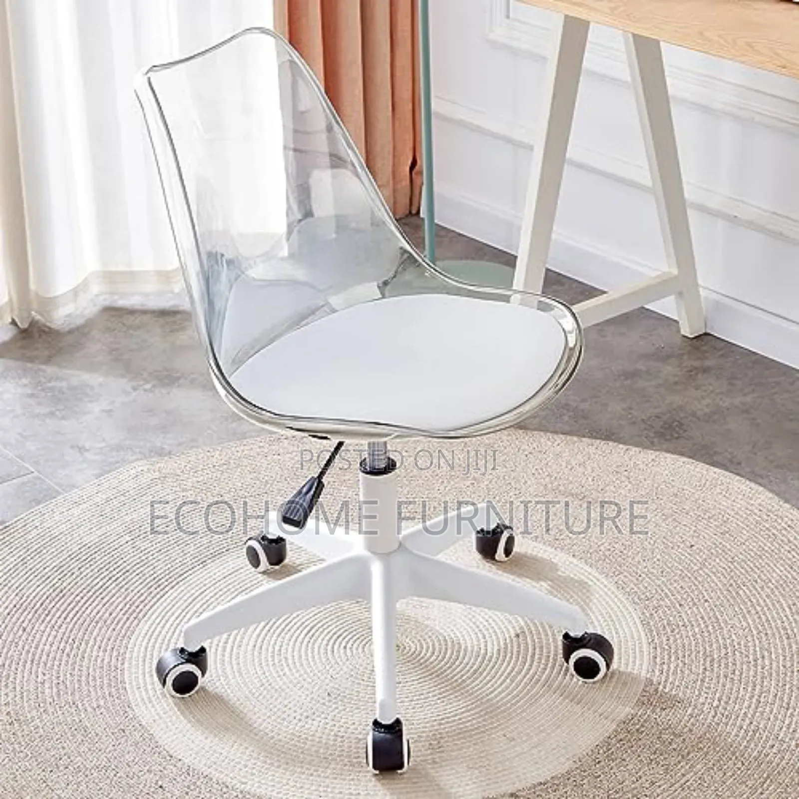 Clear Swivel Task Chair
