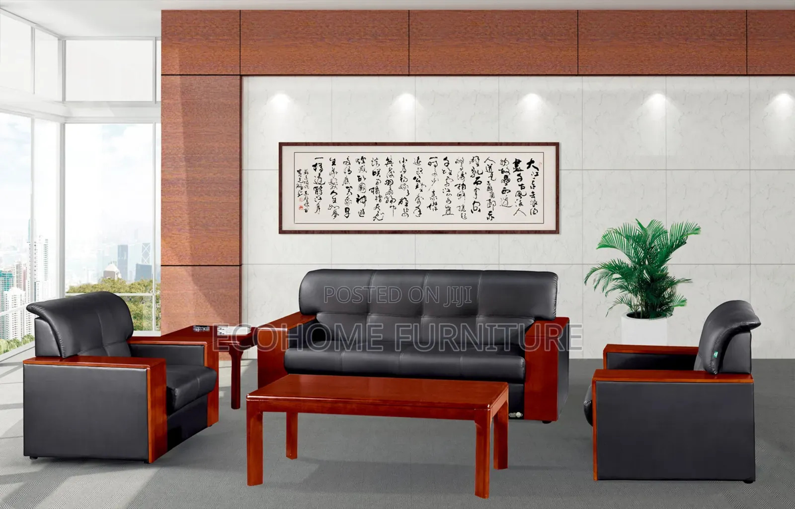 Five Seater Executive Office Sofa