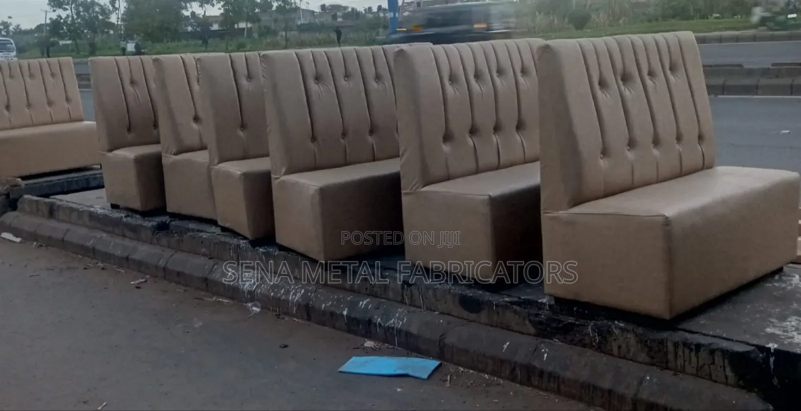 Restaurant Booths With High Backrest.