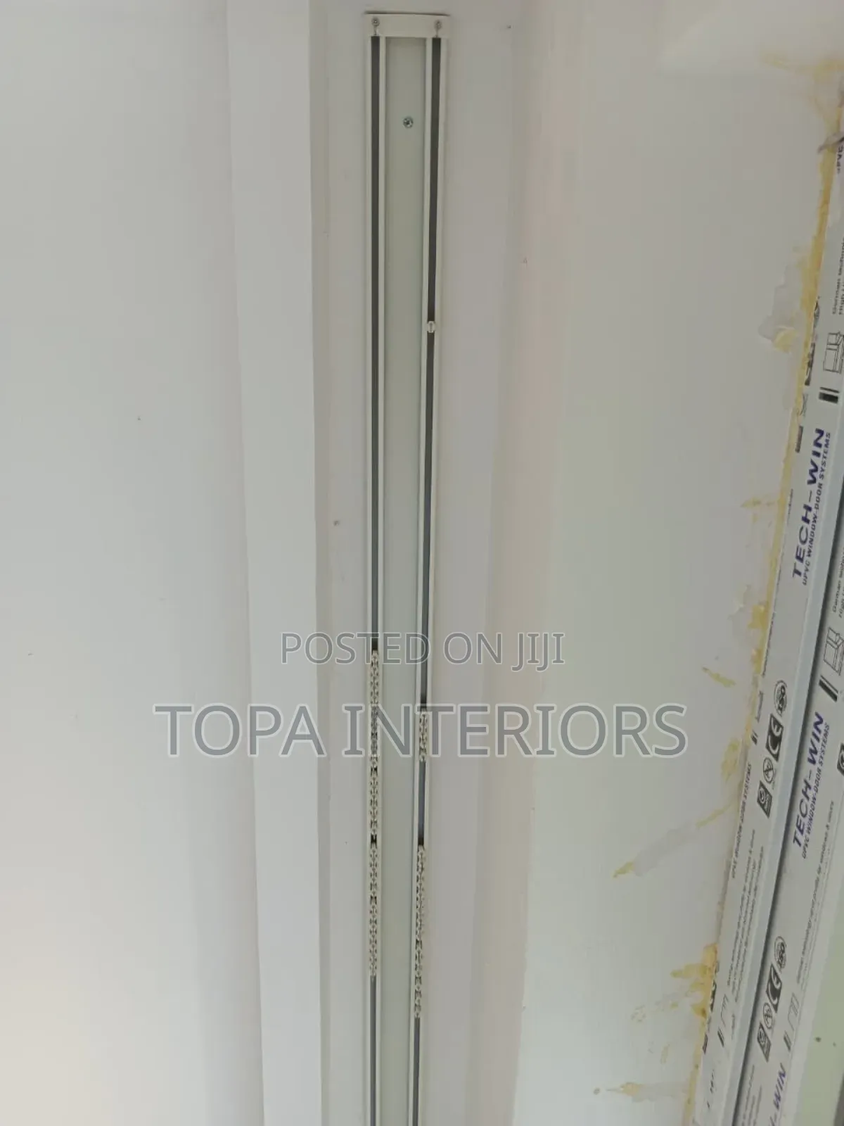Double Rail Aluminium Straight Ceiling Curtain Track