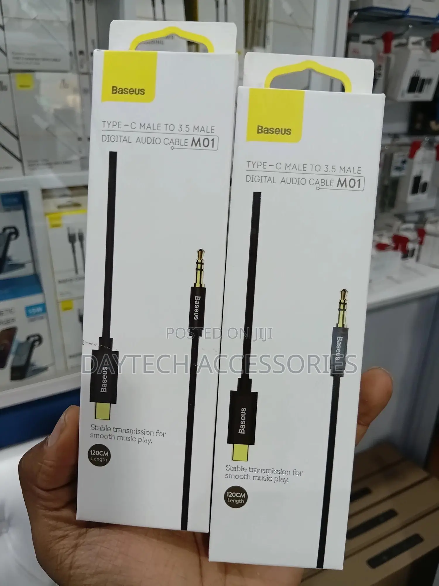 Baseus Yiven Type-C to 3.5mm Digital Audio Cable (Model M01).