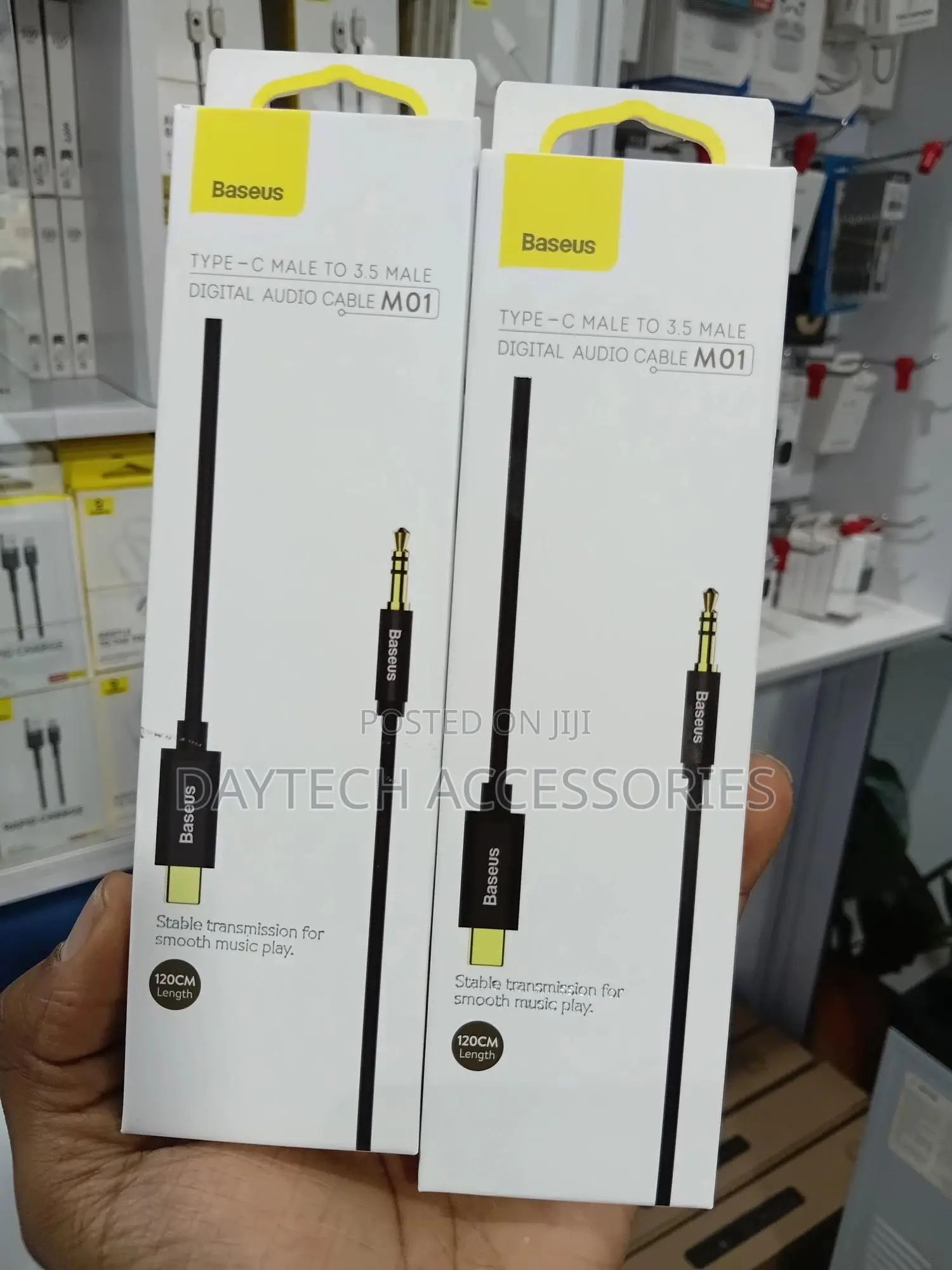 Baseus Type C Male to 3.5 Male Digital Audio Cable 1.2 M (Cam01-01)