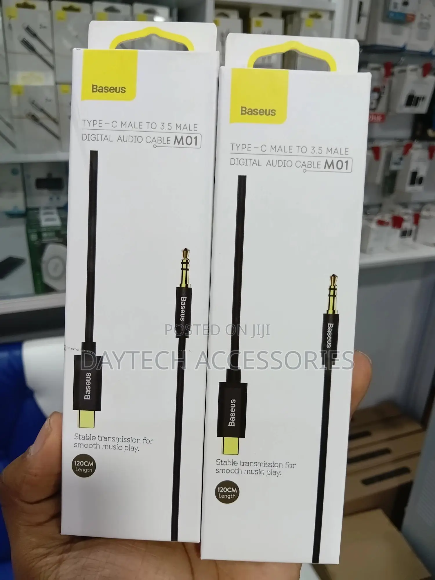 Baseus Type C Male to 3.5 Male Digital Audio Cable 1.2 M (Cam01-01)