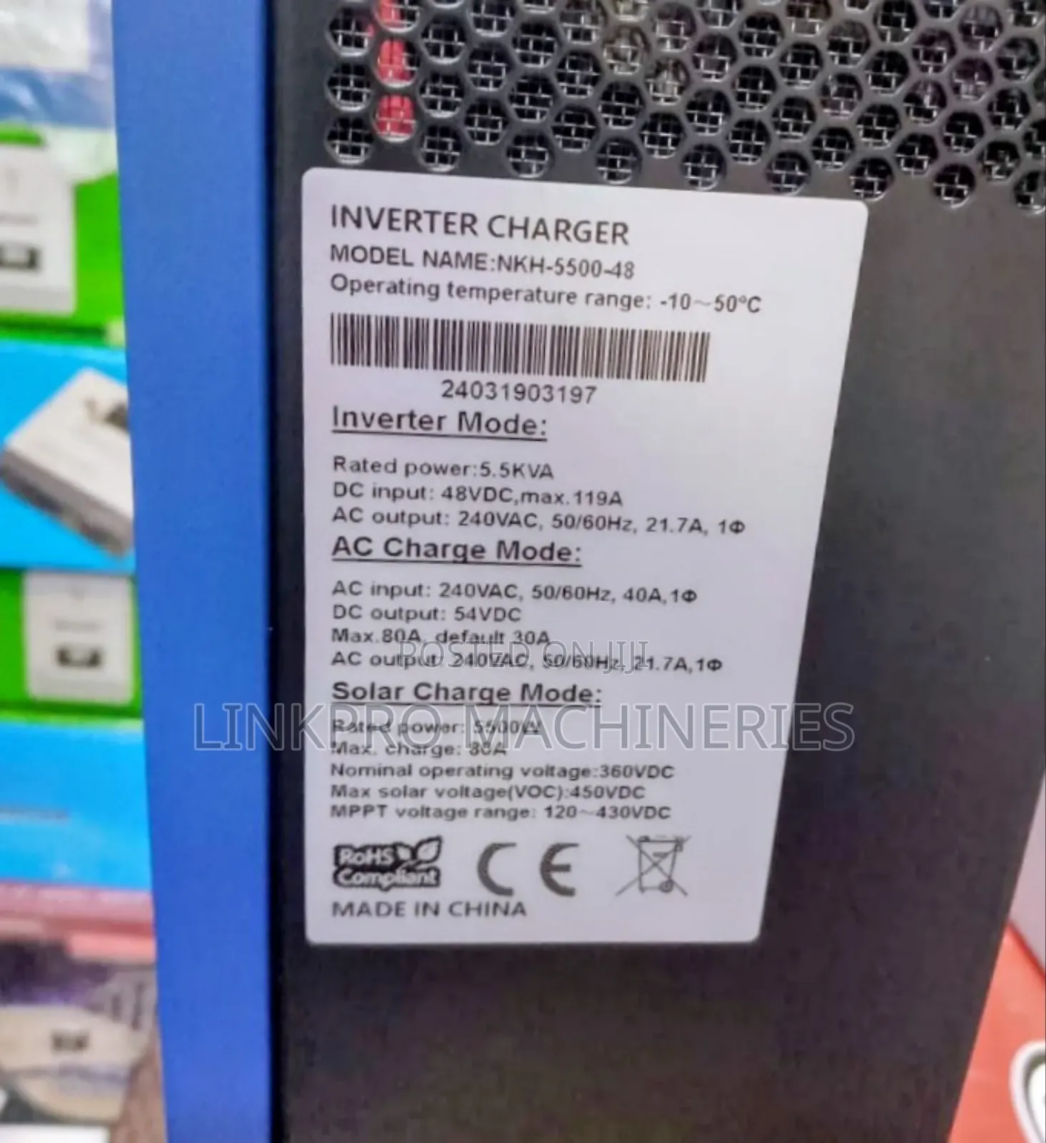 5.5kva 48volts Snadi Hybrid Inverter