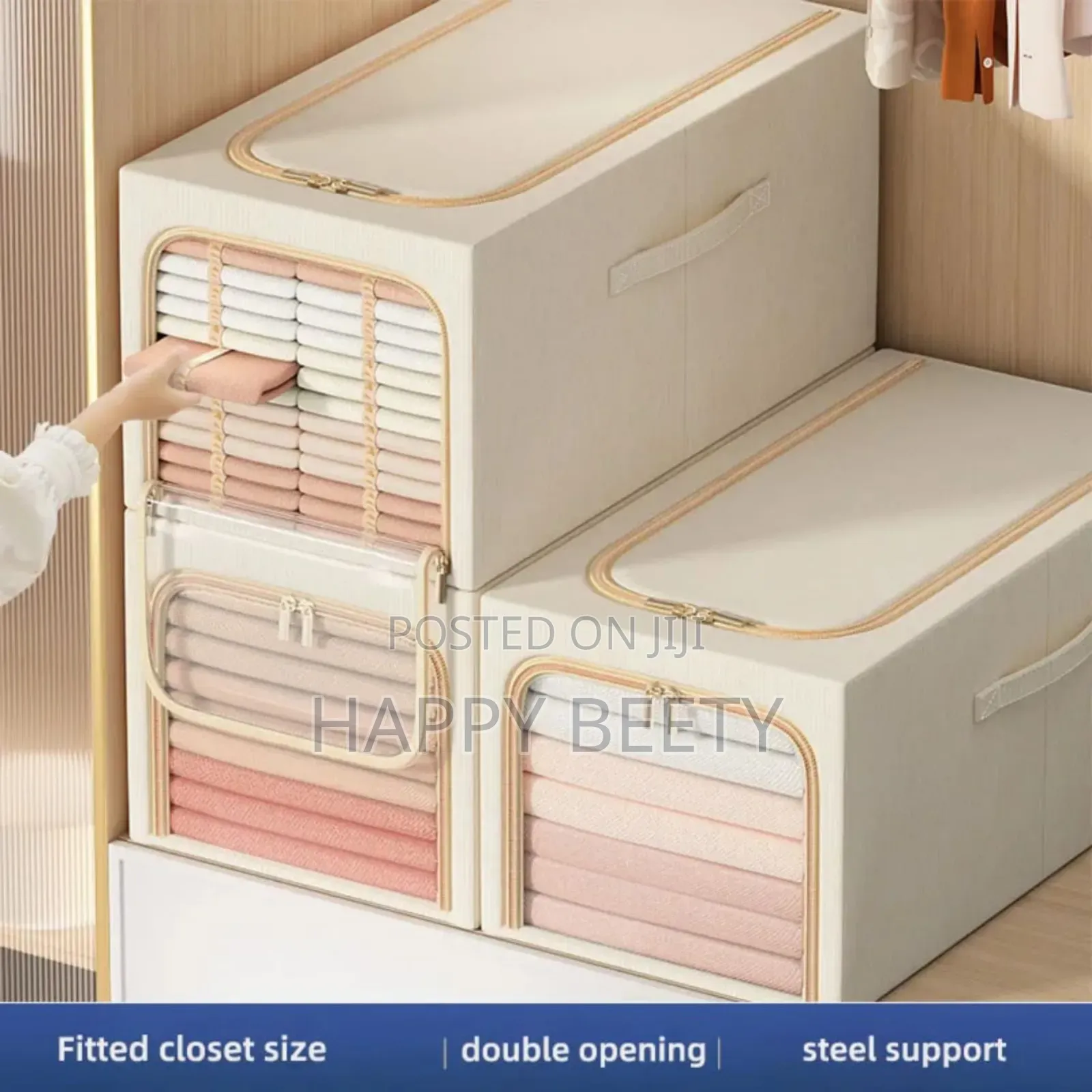 Foldable Zipped Closet Organizer